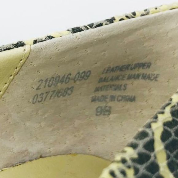 Colon Stuart Leather Snakeskin Heels EUC - Picture 6 of 6